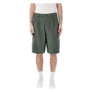 Grønn Cargo Bermuda Shorts