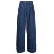 High-Waist Wide-Leg Jeans