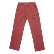 Vintage Rød Carpenter Bukse