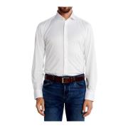 Slim Fit Stretch Stoff Herreskjorte