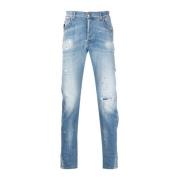 Herre Slim-Fit Vintage Denim Jeans