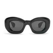 Dristige svarte katteøye solbriller