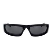 Stilige Oversized Solbriller med Mørkegrå Linser