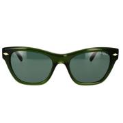 Cat-eye Solbriller i Grønn
