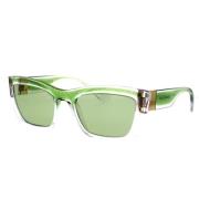 Grønn Glitter Ramme Solbriller