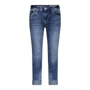Trendy Slim-Fit Cropped Jeans