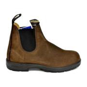 Chelsea Boots ze skóry nubukowej w kolorze brazowym