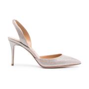 Glitrende Slingback Pumps med 90mm Hæl