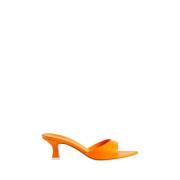 Stilige High Heel Sandaler i Oransje
