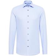 Light Blue Eterna Shirt Twill Slim Fit Ls F170 Skjorter
