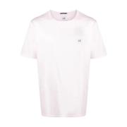 Himmelsk Pink Mercerisert T-skjorte