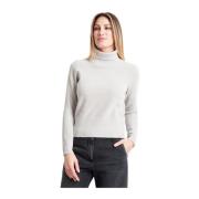 Velvet Turtle Neck Genser