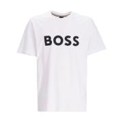 Herre Hvit T-skjorte Hugo Boss Tiburt Modell 50495742