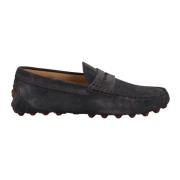 Bubble Suede Driving Loafers
