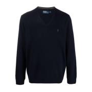 Blå Sweaters - Lang Erme Pullover
