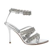 Glamorøs Olivia Metallisk Lær Sandal