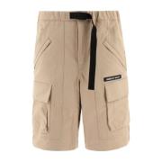 Beige Bermuda Shorts i Bomull