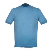 Turkis Reverse Cold Ribbed T-skjorte