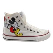 Hvite Mickey Mouse Sneakers
