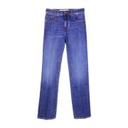 High-waisted Kate straight fit jeans