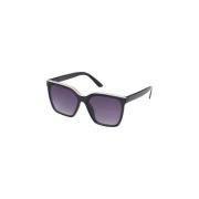 Stilige solbriller - Meteoritt Krem Svart