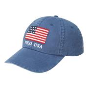 Blå Polo Ralph Lauren Jeansblå Fl Cap Hat Accessories