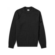 Klassisk Crew Neck Lammeull Strikkegenser