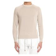 Sand Bomull Crewneck Sweater