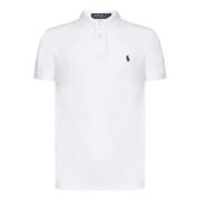 Elegant Hvit Polo T-skjorte for Menn