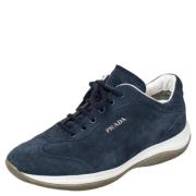 Pre-owned Bla semsket Prada joggesko