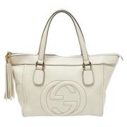 Pre-owned Beige skinn Gucci Tote