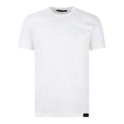 Slim Fit Bomull T-skjorte Ss24