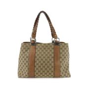 Pre-owned Cotton gucci-bags