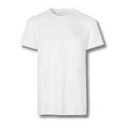 Hvit Samsøe Samsøe Kronos Round Neck T-Shirt White
