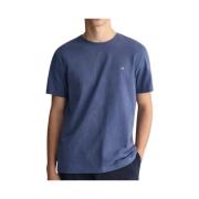 Blue Melange Gant Reg Shield Ss T-Shirt T-Shirt