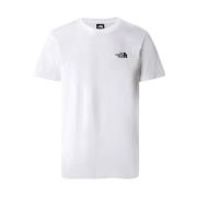Enkel Dome Hvit T-skjorte