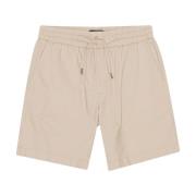 Brun Cleancutcopenhagen Barcelona Linen/Cotton Shorts