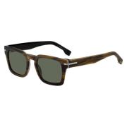 Stilige solbriller i Stripete Svart Hvit