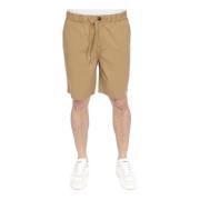 Beige Bermuda Shorts for Menn - Coulisse Solid