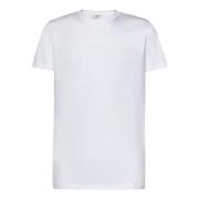 Hvite T-skjorter og Polos med Logo Broderi