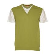 Bomull Crepe Sweater Vest Tee