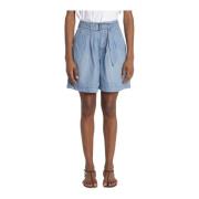 Blå Chambré Daze Bermuda Shorts