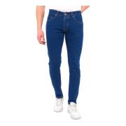 Enkle Jeans Menn Slim Fit - Dc-057