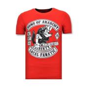 Eksklusiv Herre T-skjorte med Trykk - Sons of Anarchy Print
