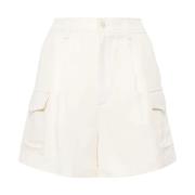 Hvite Shorts for Kvinner Ss24