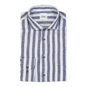 Blå Stripete Skjorte 6328-05