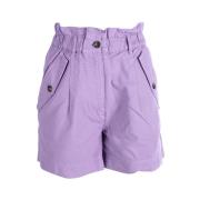 Korte shorts i vakker lilla farge