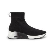 Black Star Knit Combo Sneakers