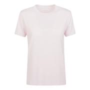 Rosa T-skjorter og Polos Italiensk Stil