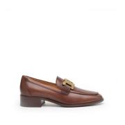 Brun Skinn Loafer